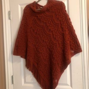 Anthropologie burnt orange Shaw